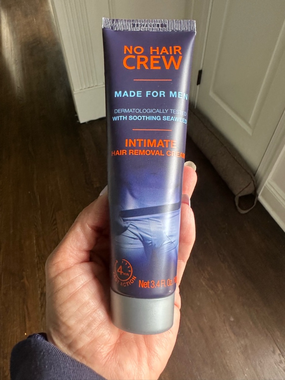 Brand New - No Hair Crew Made For Men Intimate Hair Removal Cream.